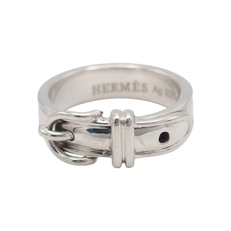 エルメス HERMES サンチュール ベルト 10号 50 リング シルバー925 レディース【中古】【Aランク】