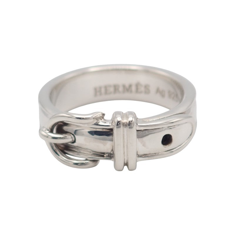 エルメス HERMES サンチュール ベルト 10号 50 リング シルバー925 レディース【中古】【Aランク】