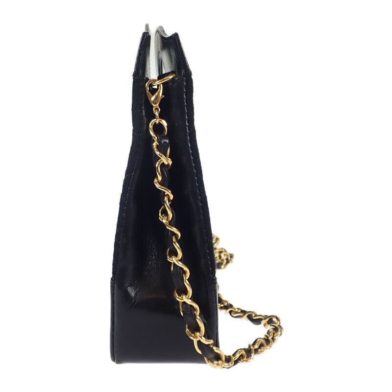 シャネル CHANEL シャネル31 ヴィンテージ 2WAYバッグ ショルダーバッグ ラムスキン コットン ブラック レディース【中古】【ABランク】