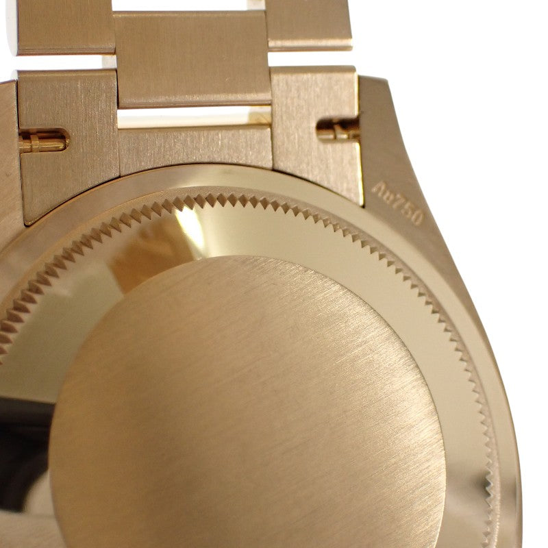ロレックス ROLEX デイデイト 36 128348RBR 腕時計 K18イエローゴールド ダイヤモンド ゴールド 自動巻き ダークグレー文字盤 メンズ【中古】【Aランク】