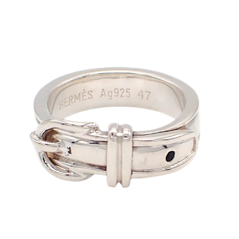 エルメス HERMES サンチュール ベルト 7号 リング シルバー925 レディース【中古】【Aランク】