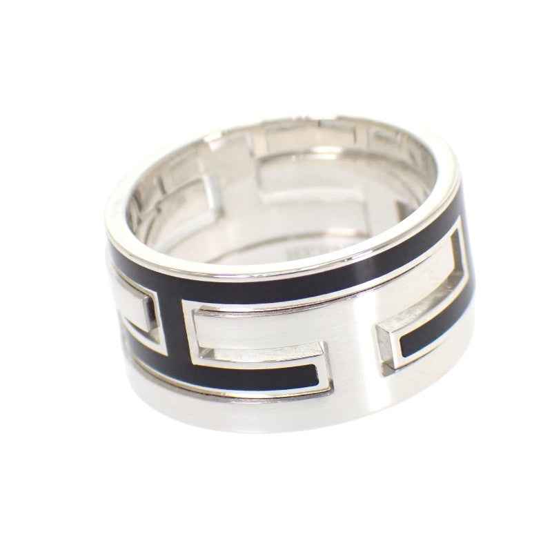 エルメス HERMES ムーブ アッシュリング 13号 リング シルバー925 ブラック レディース メンズ【中古】【Aランク】