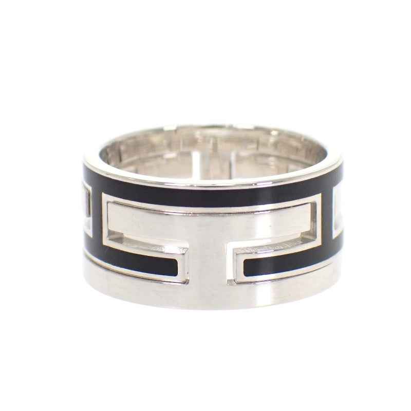 エルメス HERMES ムーブ アッシュリング 13号 リング シルバー925 ブラック レディース メンズ【中古】【Aランク】