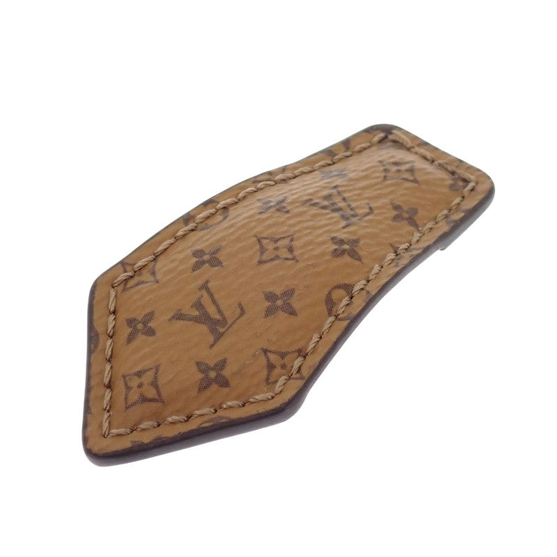 ルイヴィトン LOUIS VUITTON バレッタ・LVバックステージミニ M02185 ヘアアクセサリー モノグラムキャンバス ブラウン レディース【中古】【Aランク】