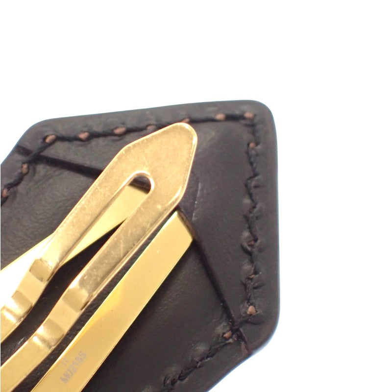 ルイヴィトン LOUIS VUITTON バレッタ・LVバックステージミニ M02185 ヘアアクセサリー モノグラムキャンバス ブラウン レディース【中古】【Aランク】