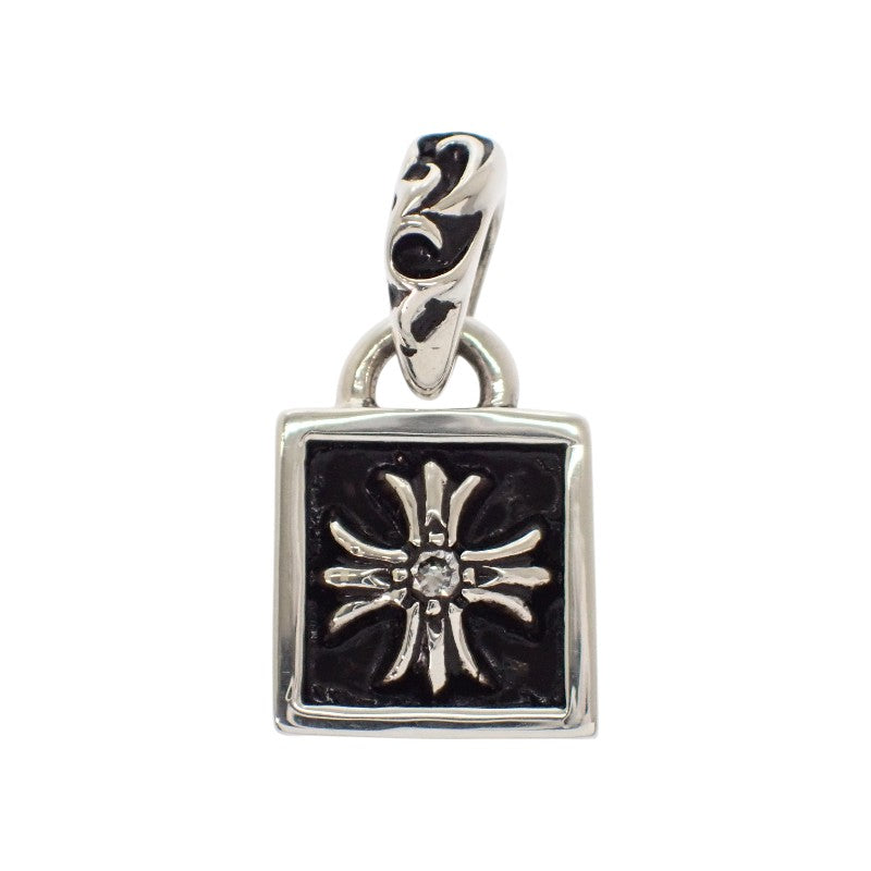 クロムハーツ CHROME HEARTS FRMD CH PLS DMND 2362-304-1300-9100 ペンダントトップ シルバー925 ダイヤモンド メンズ【中古】【ABランク】