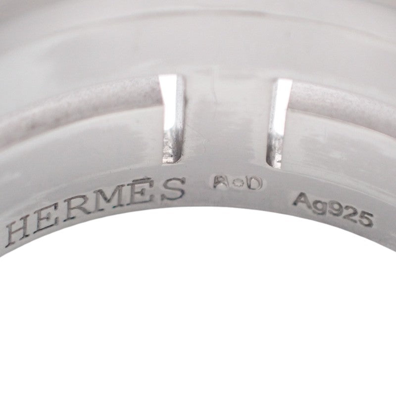エルメス HERMES ムーブ アッシュリング 15号 リング シルバー925 オレンジ 55 レディース メンズ【中古】【ABランク】