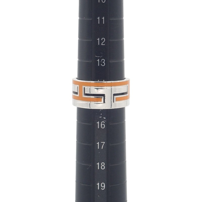 エルメス HERMES ムーブ アッシュリング 15号 リング シルバー925 オレンジ 55 レディース メンズ【中古】【ABランク】