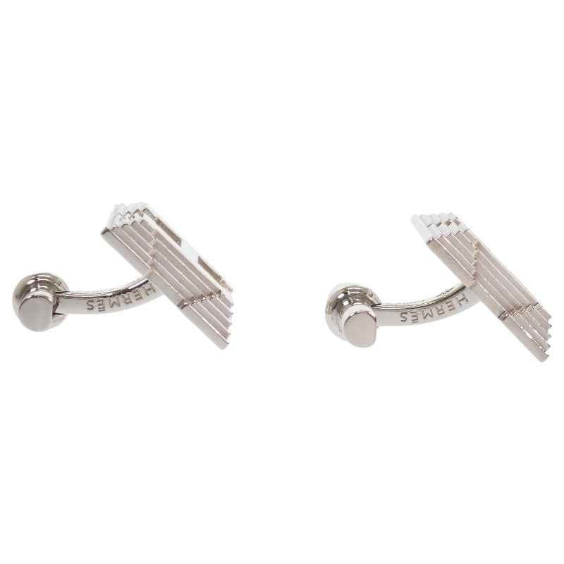 エルメス HERMES Hロゴ カフリンクス カフスボタン カフス シルバー925 メンズ【中古】【ABランク】