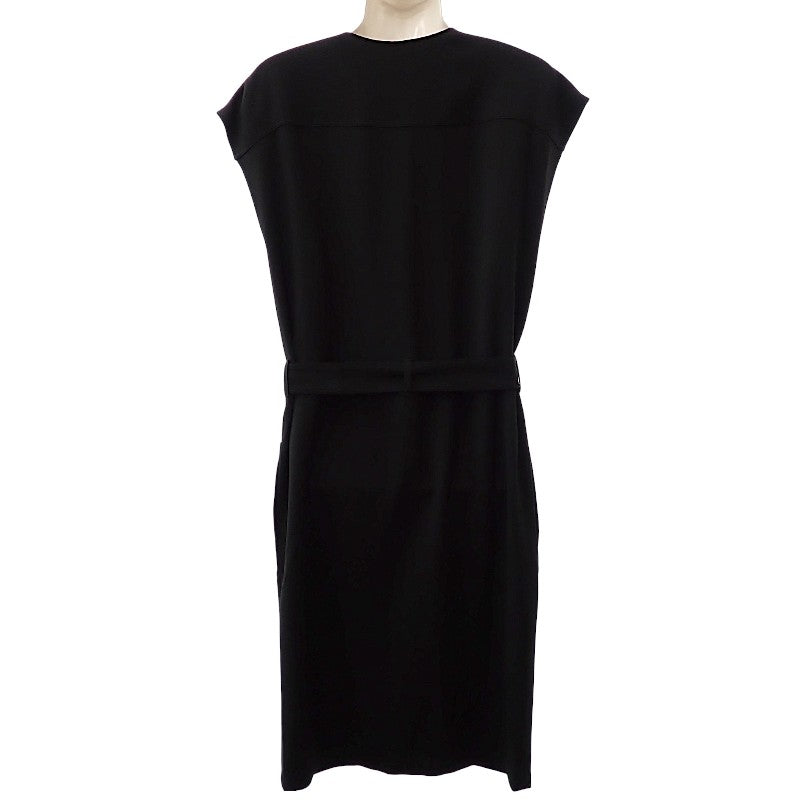 セリーヌ CELINE ベルト付き アーミードレス 2R59G865C ワンピース アセテート/レーヨン ブラック #34 レディース【中古】【Aランク】