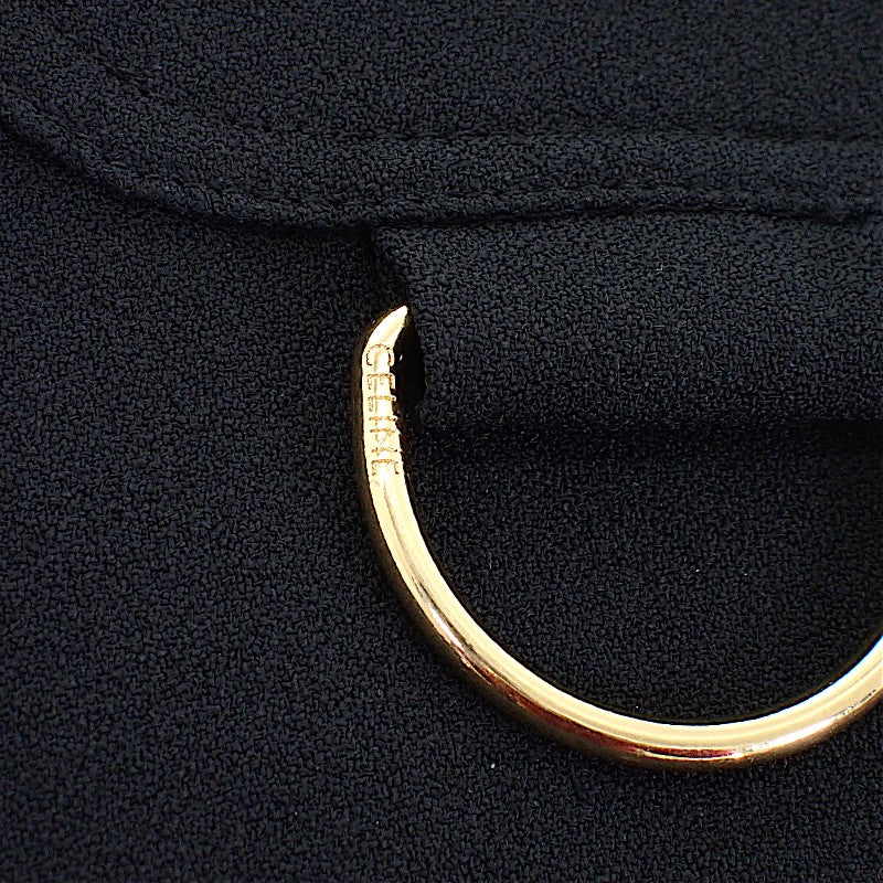 セリーヌ CELINE ベルト付き アーミードレス 2R59G865C ワンピース アセテート/レーヨン ブラック #34 レディース【中古】【Aランク】