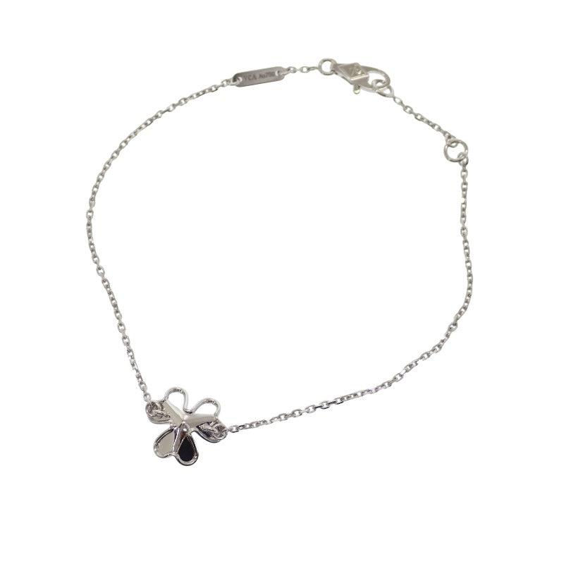 梵克雅寶 Van Cleef & Arpels Frivole 迷你 VCARP0J500 手鍊 K18白金 鑽石 女士【中古】【A級】