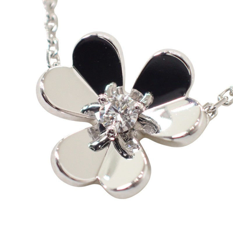 梵克雅寶 Van Cleef & Arpels Frivole 迷你 VCARP0J500 手鍊 K18白金 鑽石 女士【中古】【A級】