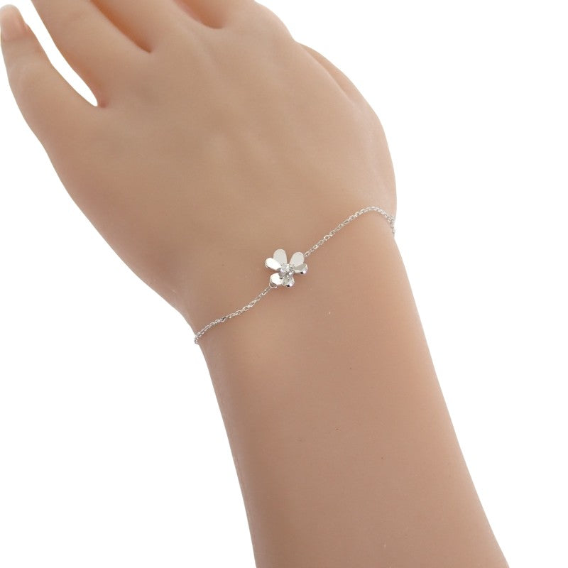 梵克雅寶 Van Cleef & Arpels Frivole 迷你 VCARP0J500 手鍊 K18白金 鑽石 女士【中古】【A級】