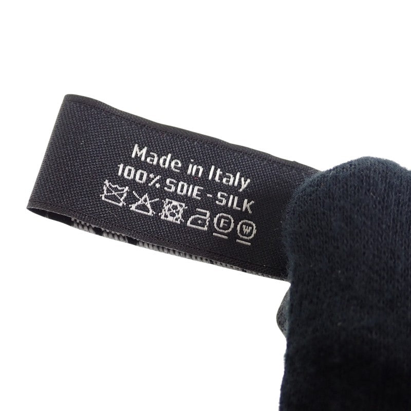 シャネル CHANEL スカーフ&シュシュ セット フラワー 22P刻印 スカーフ シルク ブラック ホワイト レディース【中古】【ABランク】