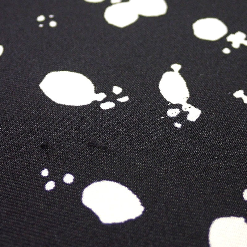 シャネル CHANEL スカーフ&シュシュ セット フラワー 22P刻印 スカーフ シルク ブラック ホワイト レディース【中古】【ABランク】