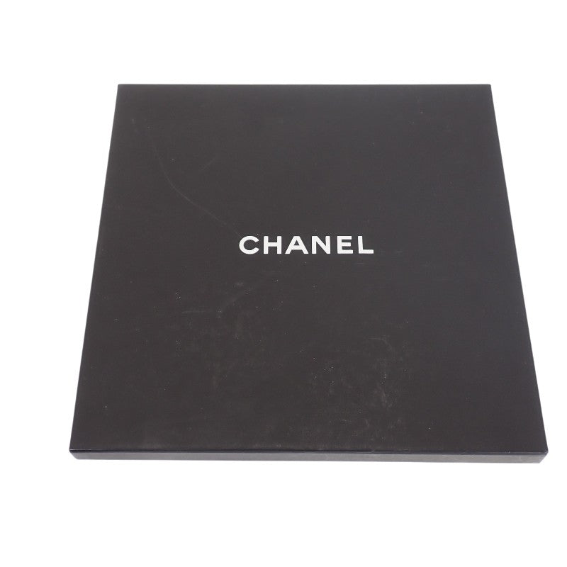 シャネル CHANEL スカーフ&シュシュ セット フラワー 22P刻印 スカーフ シルク ブラック ホワイト レディース【中古】【ABランク】
