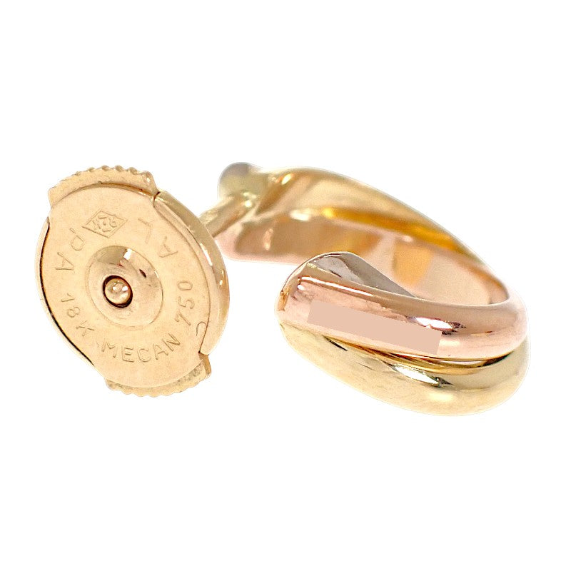 カルティエ CARTIER トリニティ イヤリング ピアス K18イエローゴールド K18ピンクゴールド K18ホワイトゴールド レディース【中古】【Aランク】