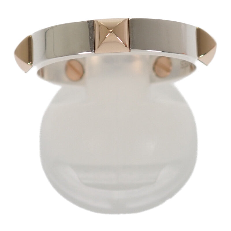 エルメス HERMES クルー・ドゥ・H 18.5号 H123646B00059 リング K18ピンクゴールド シルバー925 59 メンズ レディース ユニセックス【中古】【Aランク】