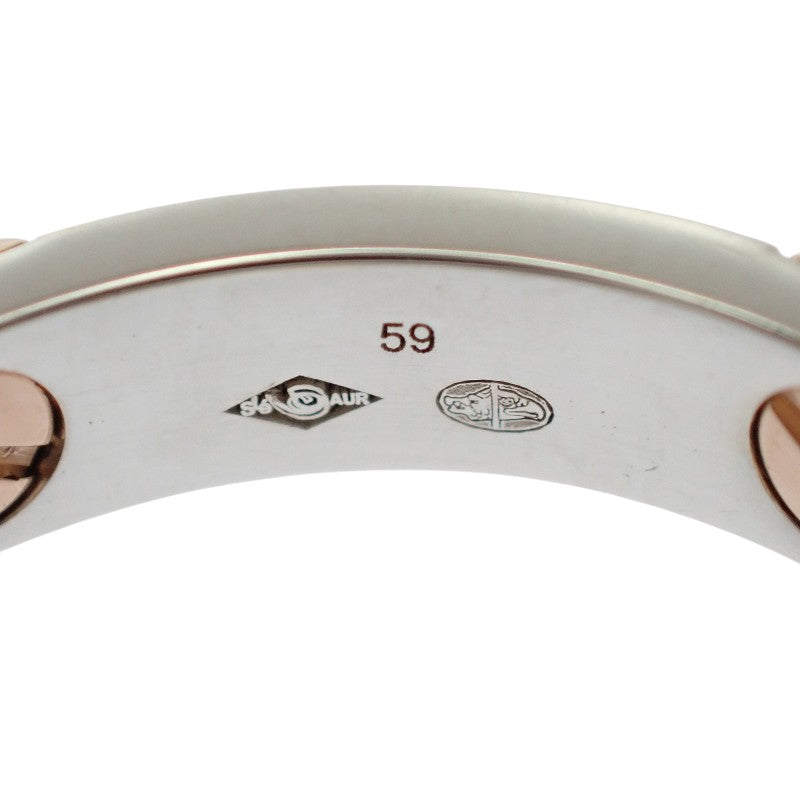 エルメス HERMES クルー・ドゥ・H 18.5号 H123646B00059 リング K18ピンクゴールド シルバー925 59 メンズ レディース ユニセックス【中古】【Aランク】