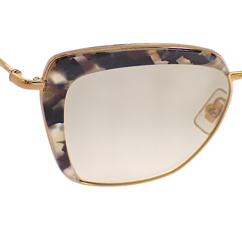 ミュウミュウ MIUMIU キャットアイ SMU52Q サングラス メタル ゴールド レディース【中古】【Aランク】