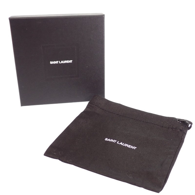 SAINT LAURENT 聖羅蘭 金屬金色圈形墜飾耳環 784142Y15008030 女士 【二手】【A級品】