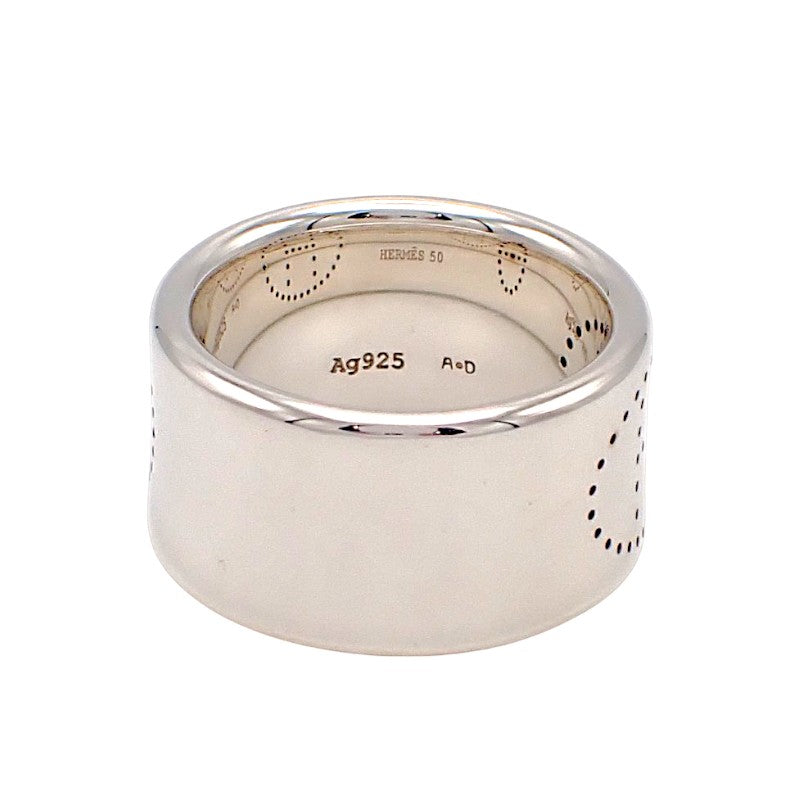エルメス HERMES エクリプスリュバン GM 10号 50 H104275B リング シルバー925 レディース【中古】【Aランク】