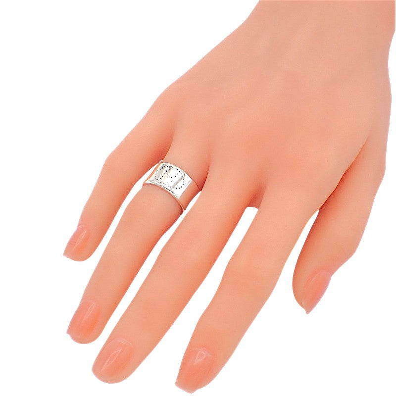 エルメス HERMES エクリプスリュバン GM 10号 50 H104275B リング シルバー925 レディース【中古】【Aランク】