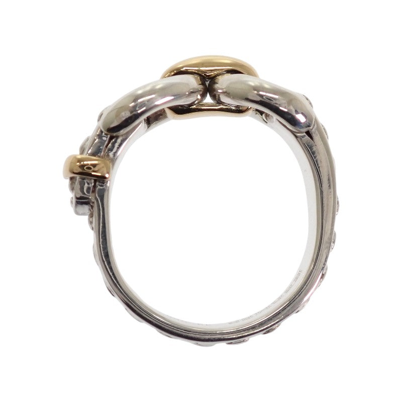 エルメス HERMES モンテヴィデオ ヴィンテージ 9号 リング シルバー925 K18イエローゴールド シルバー レディース【中古】【Aランク】
