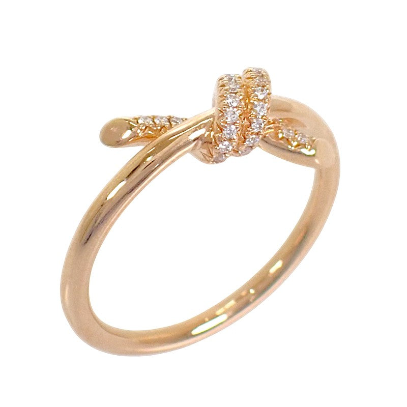 ティファニー TIFFANY&Co. ノット 11号 69346855 リング K18ピンクゴールド ダイヤモンド レディース【中古】【Aランク】