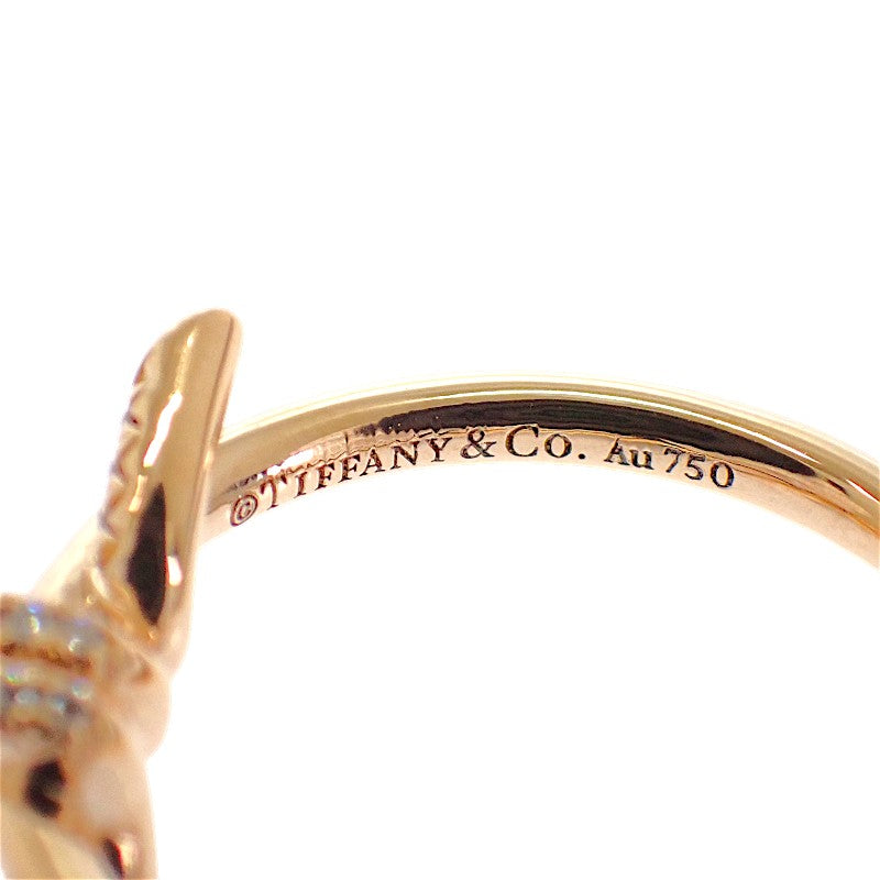 ティファニー TIFFANY&Co. ノット 11号 69346855 リング K18ピンクゴールド ゴールド ダイヤモンド レディース【中古】【Aランク】