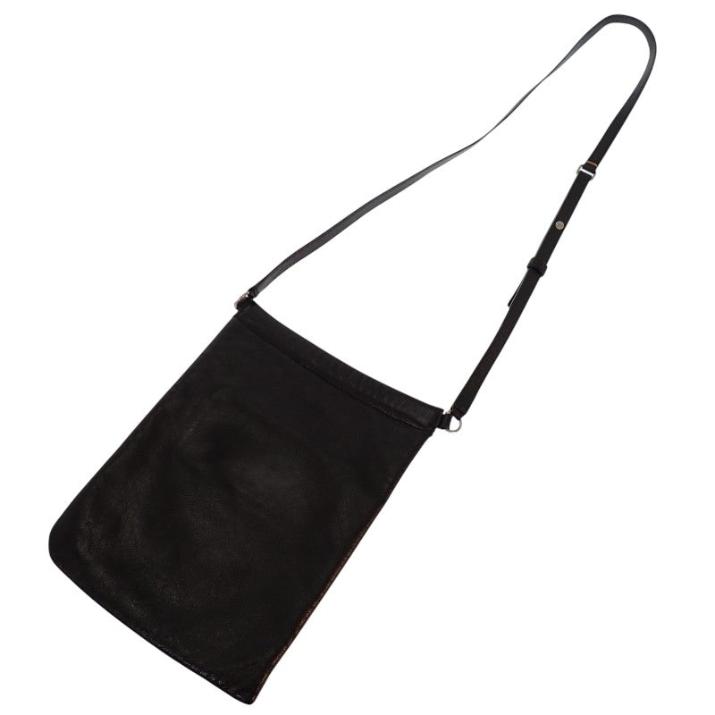 SAINT LAURENT Crossbody Bag 581697_1GE0E_1000 Shoulder Bag Leather Black Silver Hardware Men's Women's Unisex 【Used】【AB Rank】