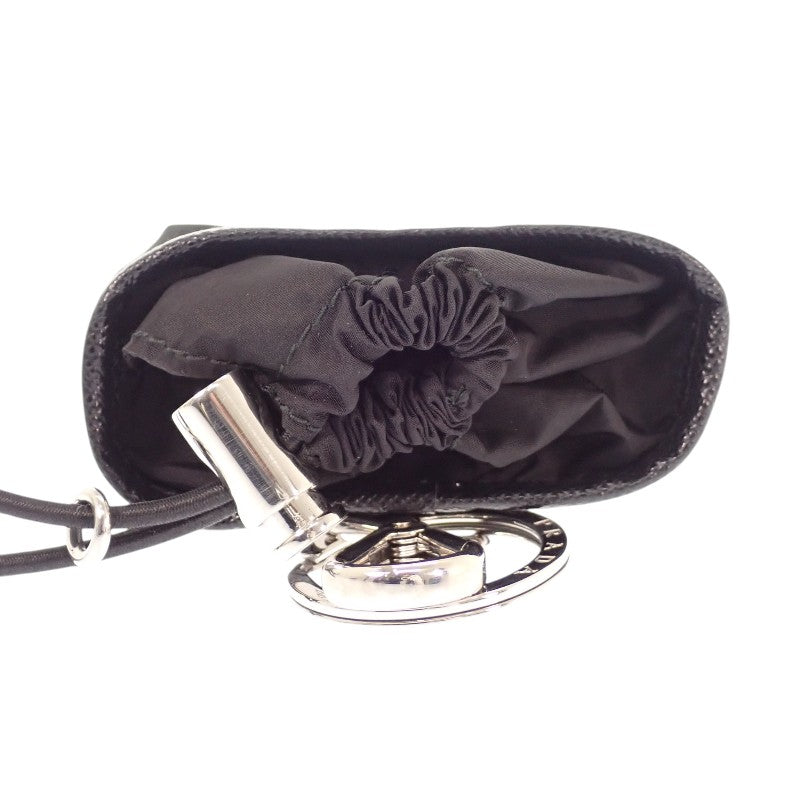 プラダ PRADA Re-Nylon ミニポーチ キーチェーン Air Pods Pro ケース 2TT170_2DMK_F0002 バッグチャーム ナイロン ブラック レディース メンズ ユニセックス【中古】【Aランク】