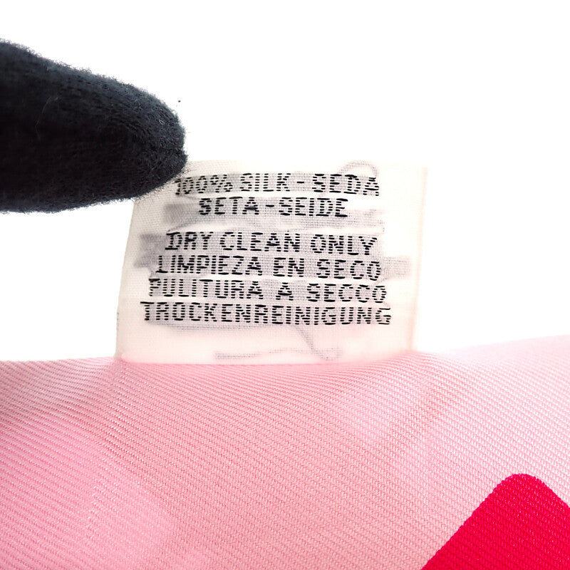 エルメス HERMES ツイリー クーペ タトゥー アージュ スカーフ シルク ローズヴィフ ローズペール レディース【中古】【ABランク】