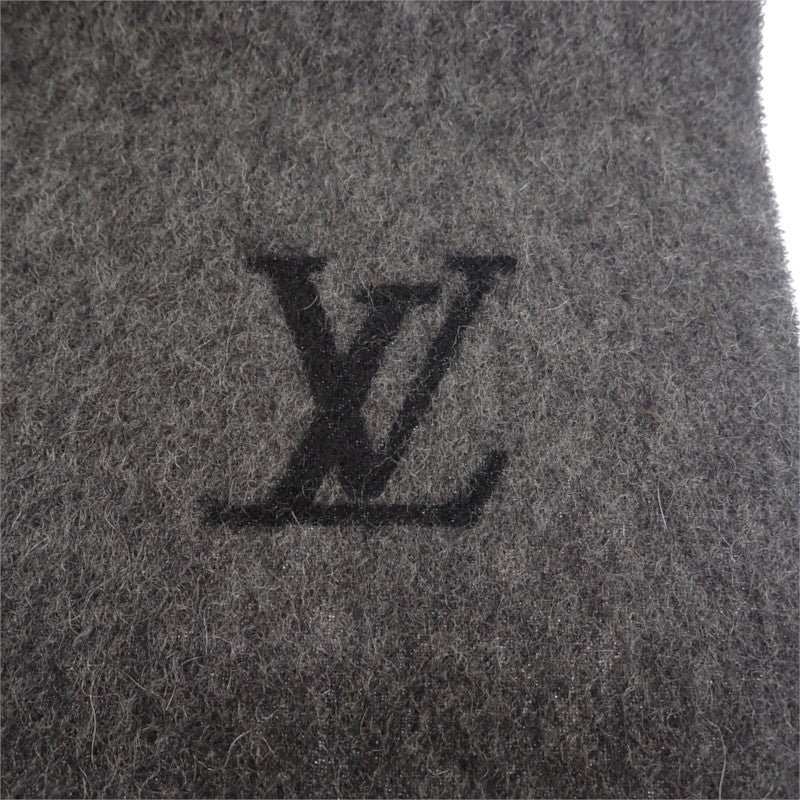 ルイヴィトン LOUIS VUITTON エシャルプ・ジェラムマフラー 400788 マフラー カシミヤ グレー レディース メンズ【中古】【ABランク】