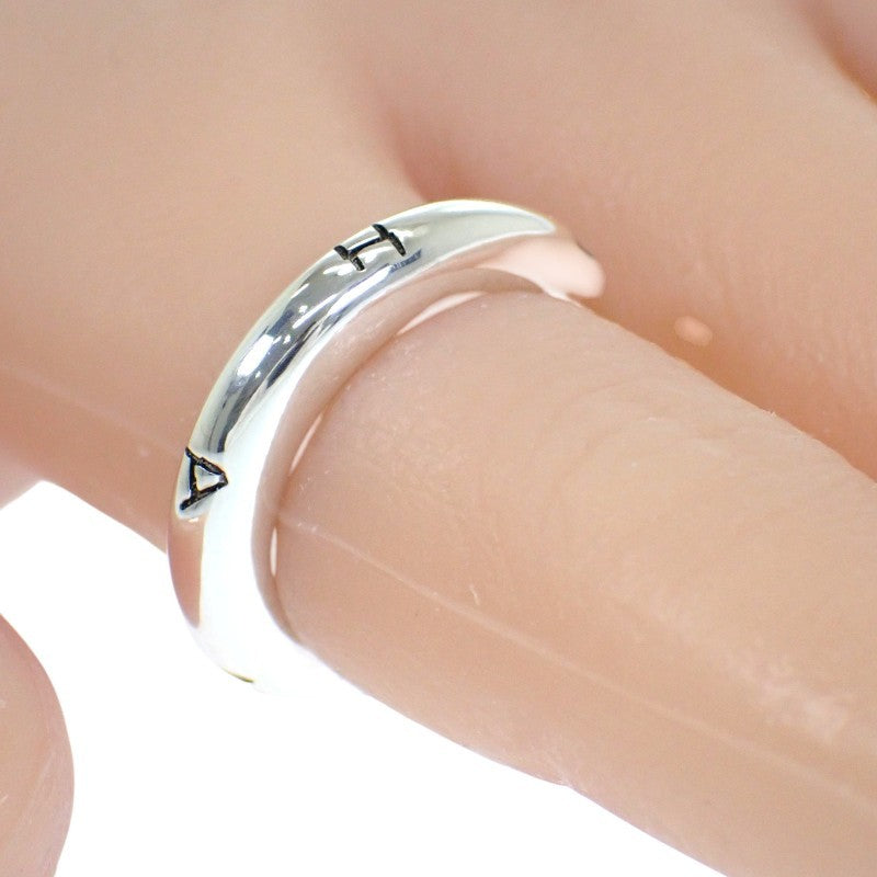 シャネル CHANEL ロゴ 13号 リング シルバー925 レディース【中古】【Aランク】