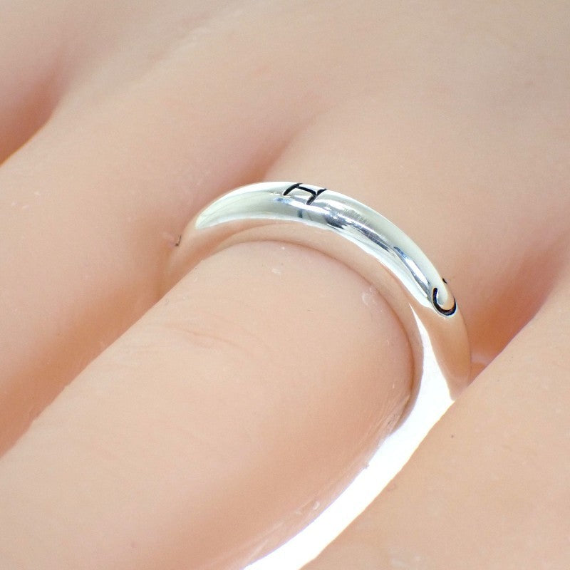 シャネル CHANEL ロゴ 12号 リング シルバー925 レディース【中古】【Aランク】