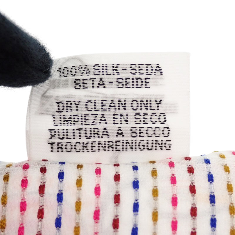 エルメス HERMES ツイリー ポワンティエ シュヴァロスコープ ネオン H853954S04 スカーフ シルク ホワイト ローズ ヴェール レディース【中古】【ABランク】