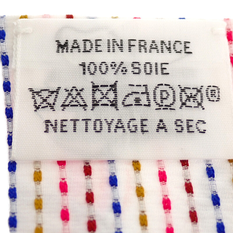 エルメス HERMES ツイリー ポワンティエ シュヴァロスコープ ネオン H853954S 04 スカーフ シルク ホワイト ローズ ヴェール レディース【中古】【ABランク】