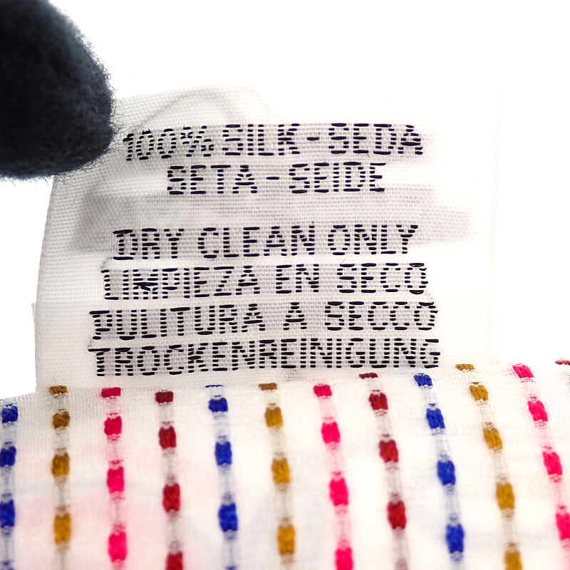 エルメス HERMES ツイリー ポワンティエ シュヴァロスコープ ネオン H853954S 04 スカーフ シルク ホワイト ローズ ヴェール レディース【中古】【ABランク】