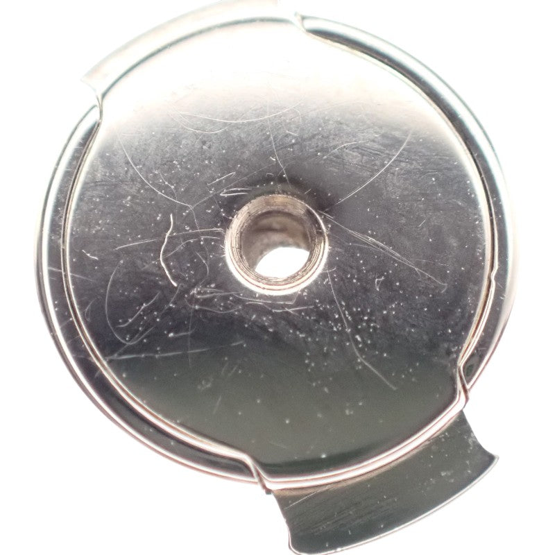 エルメス HERMES カージュドアッシュ Hキューブ ピアス メタル ブルー シルバー金具 レディース【中古】【ABランク】