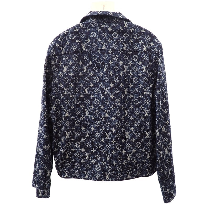 路易威登 LOUIS VUITTON 工作服 54 丹寧夾克 棉 聚氨酯 藍色 靛藍色 男士【中古】【AB級成色】