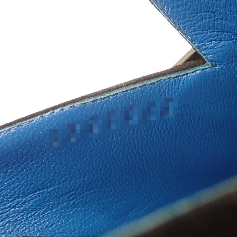 エルメス HERMES パラディ ミュール 36 ミュール スウェード ブラック ブルー ゴールド金具 レディース【中古】【Aランク】