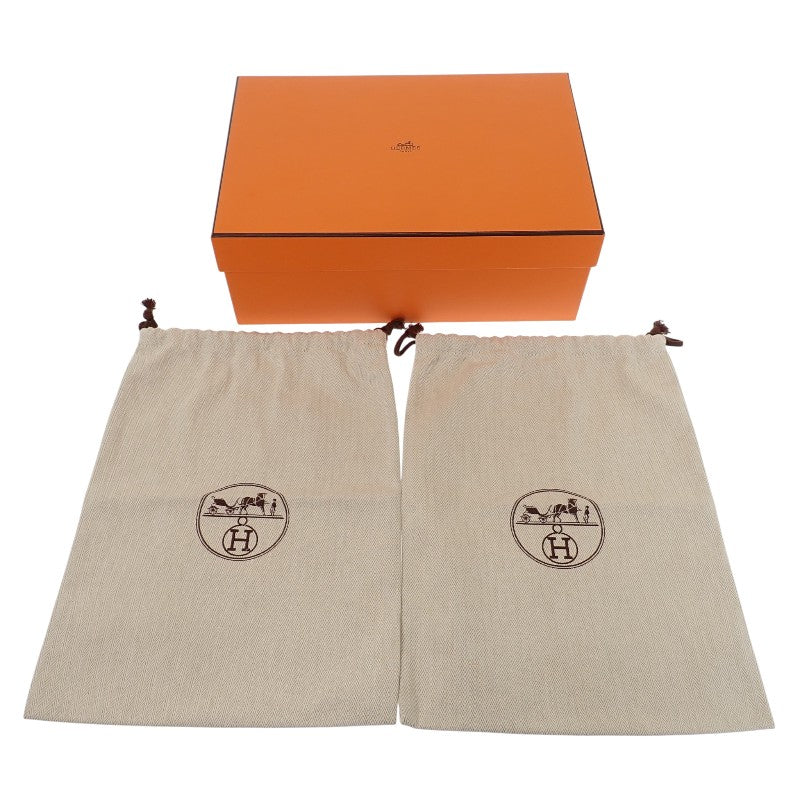 エルメス HERMES パラディ ミュール 36 ミュール スウェード ブラック ブルー ゴールド金具 レディース【中古】【Aランク】