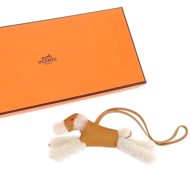 エルメス HERMES バディチャーム バッグチャーム ムートン アニョーミロ セサミ レディース【中古】【Aランク】