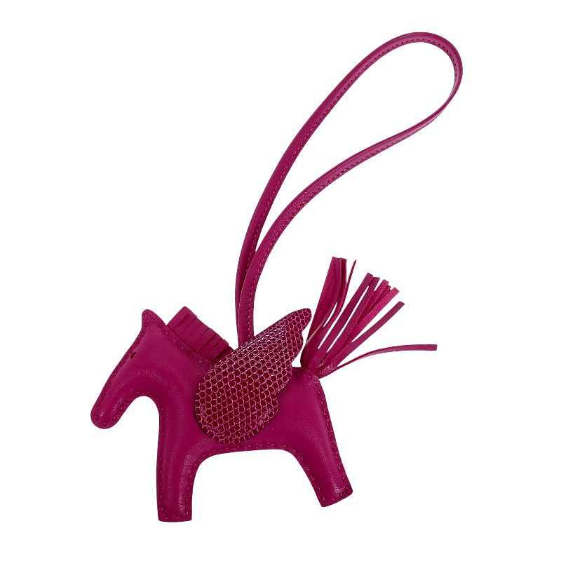 エルメス HERMES ロデオチャーム ペガサス PM タッチ バッグチャーム アニョーミロ ローズパープル レディース【中古】【Aランク】