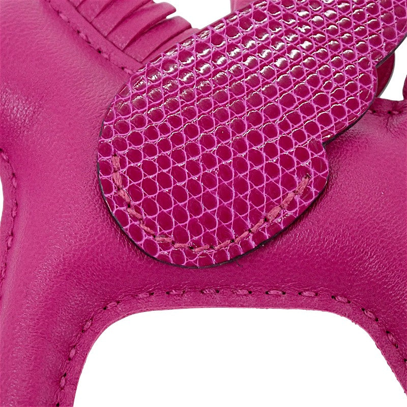 エルメス HERMES ロデオチャーム ペガサス PM タッチ バッグチャーム アニョーミロ ローズパープル レディース【中古】【Aランク】