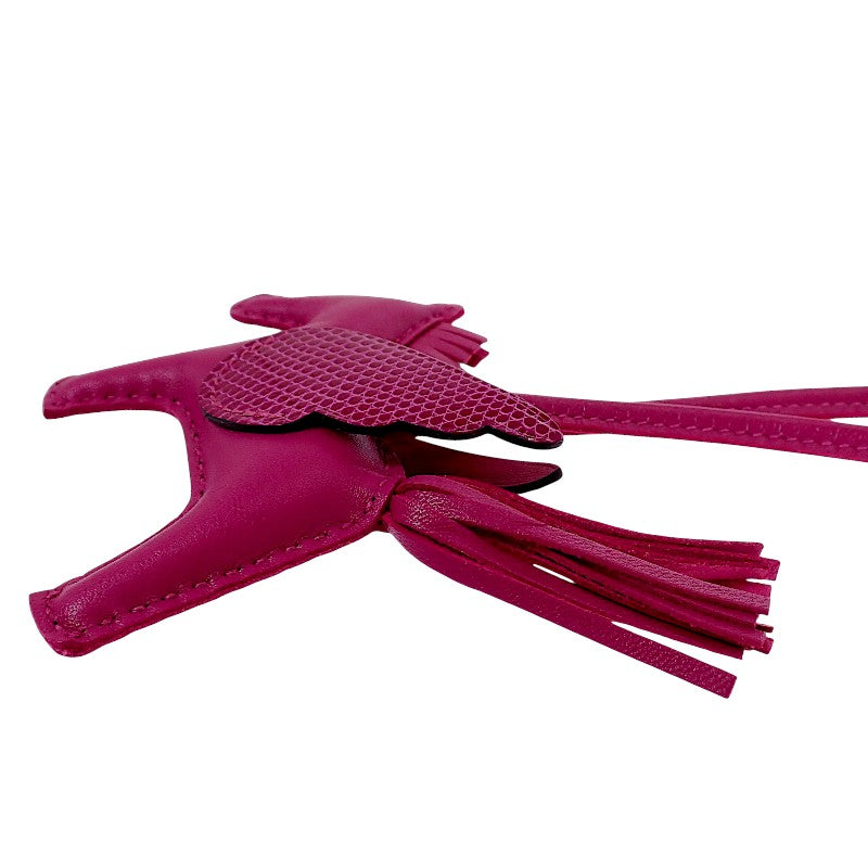 エルメス HERMES ロデオチャーム ペガサス PM タッチ バッグチャーム アニョーミロ ローズパープル レディース【中古】【Aランク】