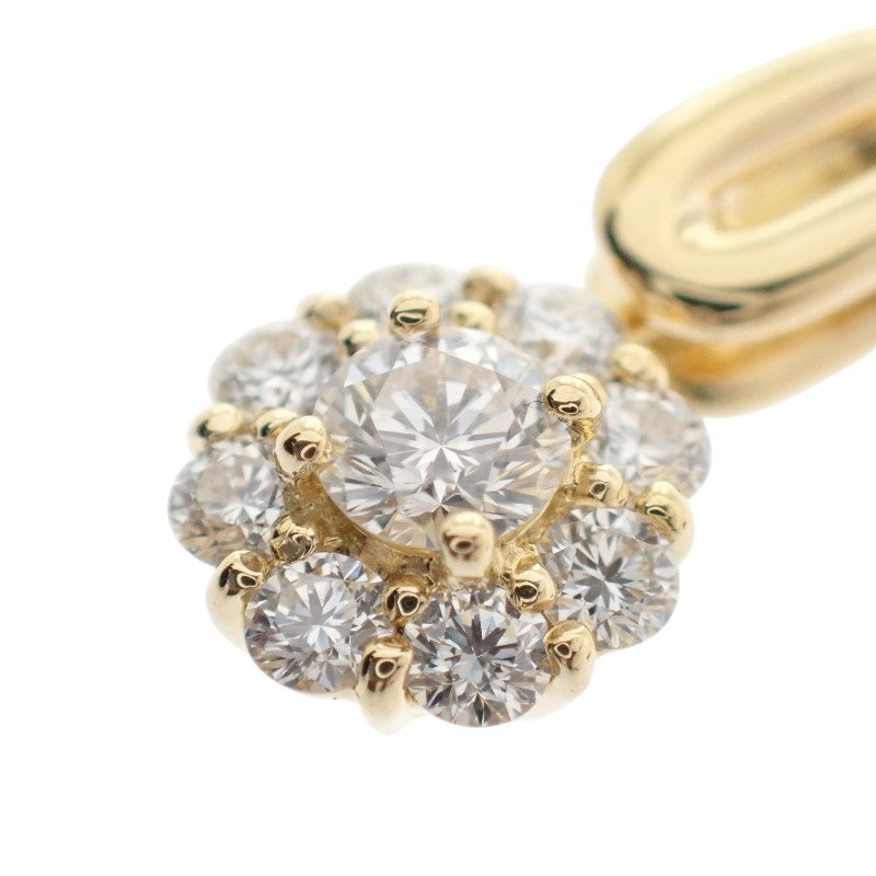 デザインジュエリー ペンダントトップ K18イエローゴールド ダイヤモンド レディース【中古】【Aランク】