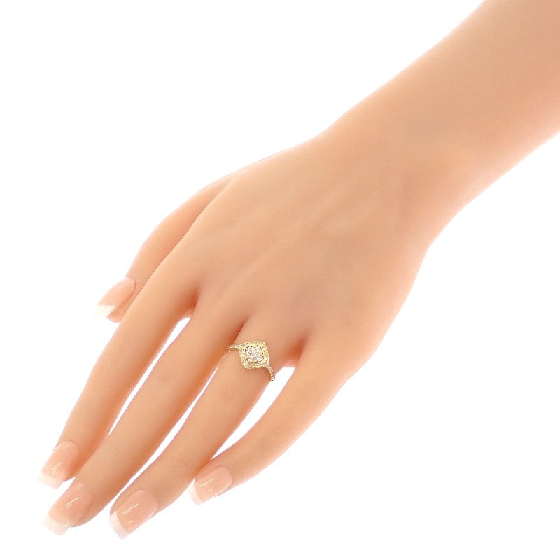 Design Jewelry Ring, Size 11, K18 Yellow Gold Diamond Ladies